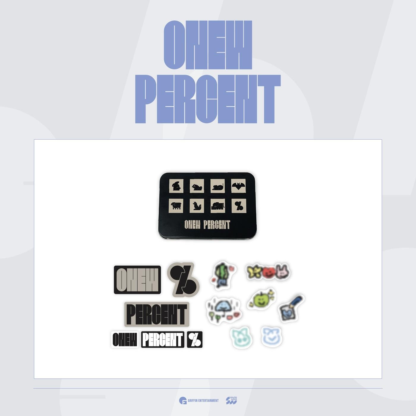 ONEW - [PERCENT] (POP-UP STORE MD DECO STICKER SET) – kpopalbums.com