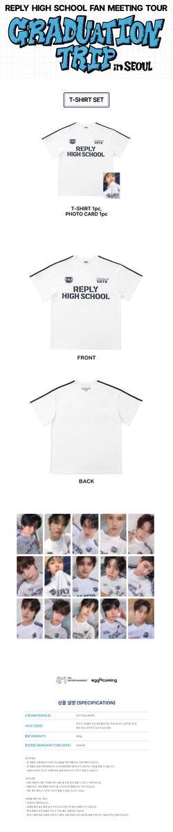 SMTR25 サダハル トレカ MD t-shirt グッズ SMTR25 - [Graduation Trip in SEOUL] (FAN MEETING TOUR MD T-SHIRT
