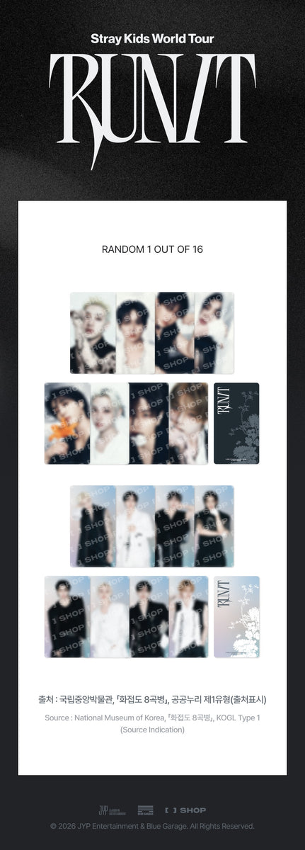 Stray Kids - [RUN IT] (World Tour MD SPECIAL TRADING CARD