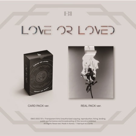 B.I - [Love or Loved Part.1] (CARD PACK Version) – kpopalbums.com