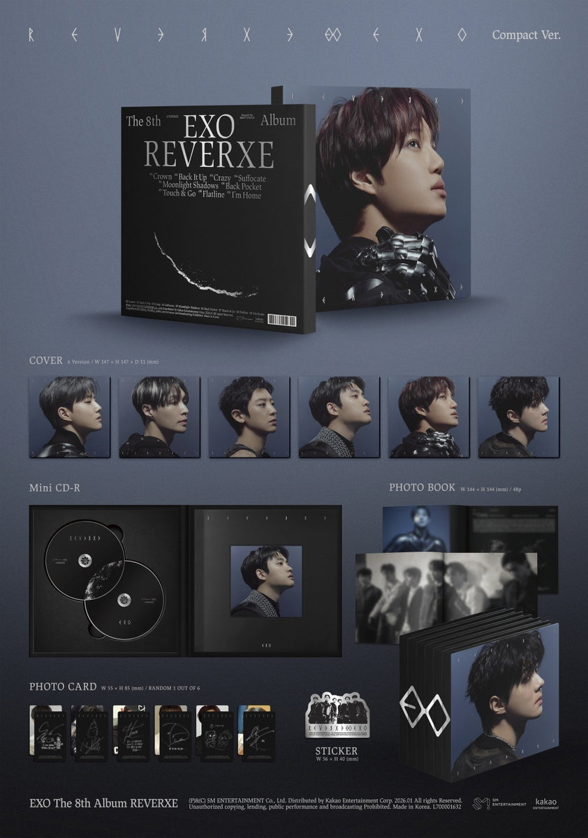 EXO - [REVERXE] 8th Album COMPACT SUHO Version – kpopalbums.com