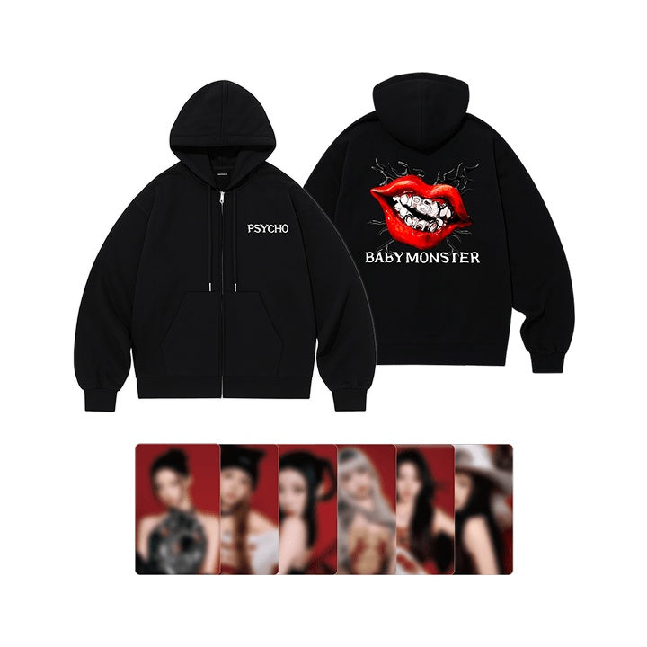 BABYMONSTER PSYCHO パーカー XLサイズ フーディー<PSYCHO> RED BABYMONSTER PSYCHO パーカー XLサイズ フーディー<PSYCHO> RED