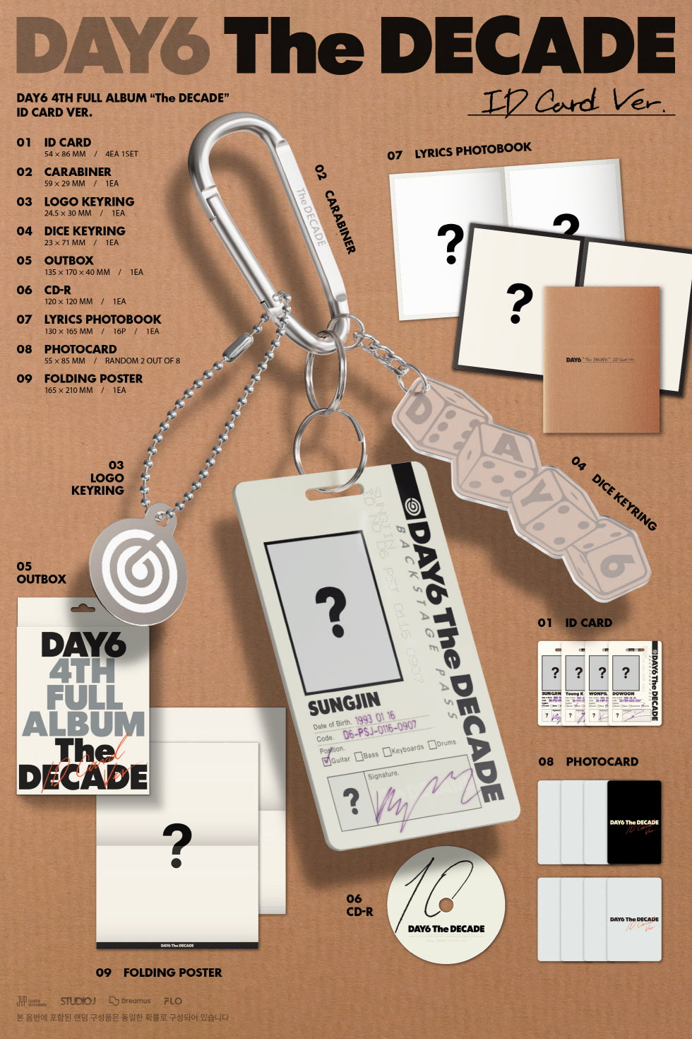 <Detailed information> ID Card ver. (MD version) 1. Specifications - Outbox + 1 CD-R - 1 lyric photo book - 1 set of 4 ID ...