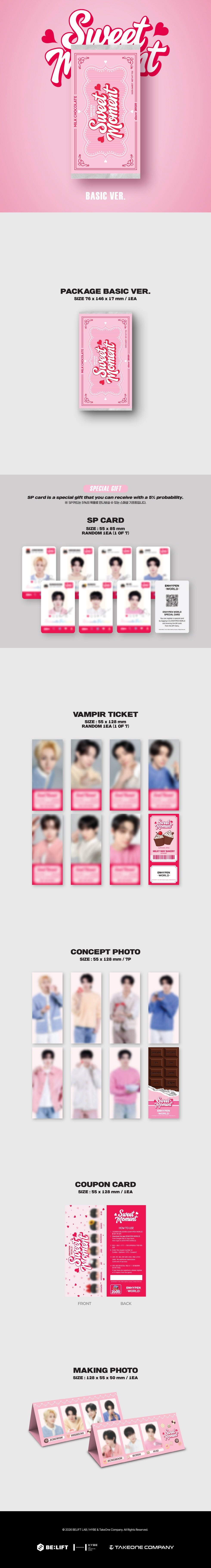 ENHYPEN - [ENHYPEN WORLD COUPON CARD COLLECTION] SWEET MOMENT