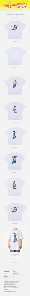 NCT WISH - [FIND YOUR COLOR] POP UP OFFICIAL MD T-SHIRT
