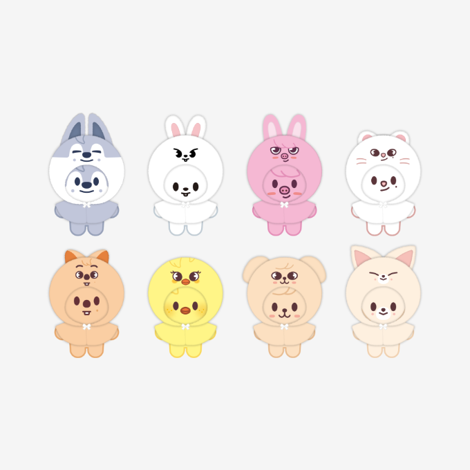 Stray Kids - [SKZ 5'CLOCK] OFFICIAL MD SKZOO 10CM PLUSH