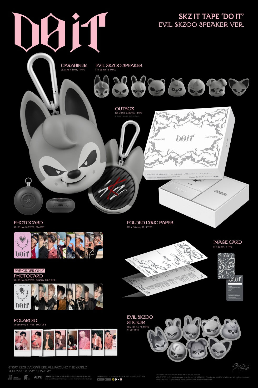 Stray Kids - [DO IT] SKZ IT TAPE EVIL SKZOO SPEAKER DWAEKKI