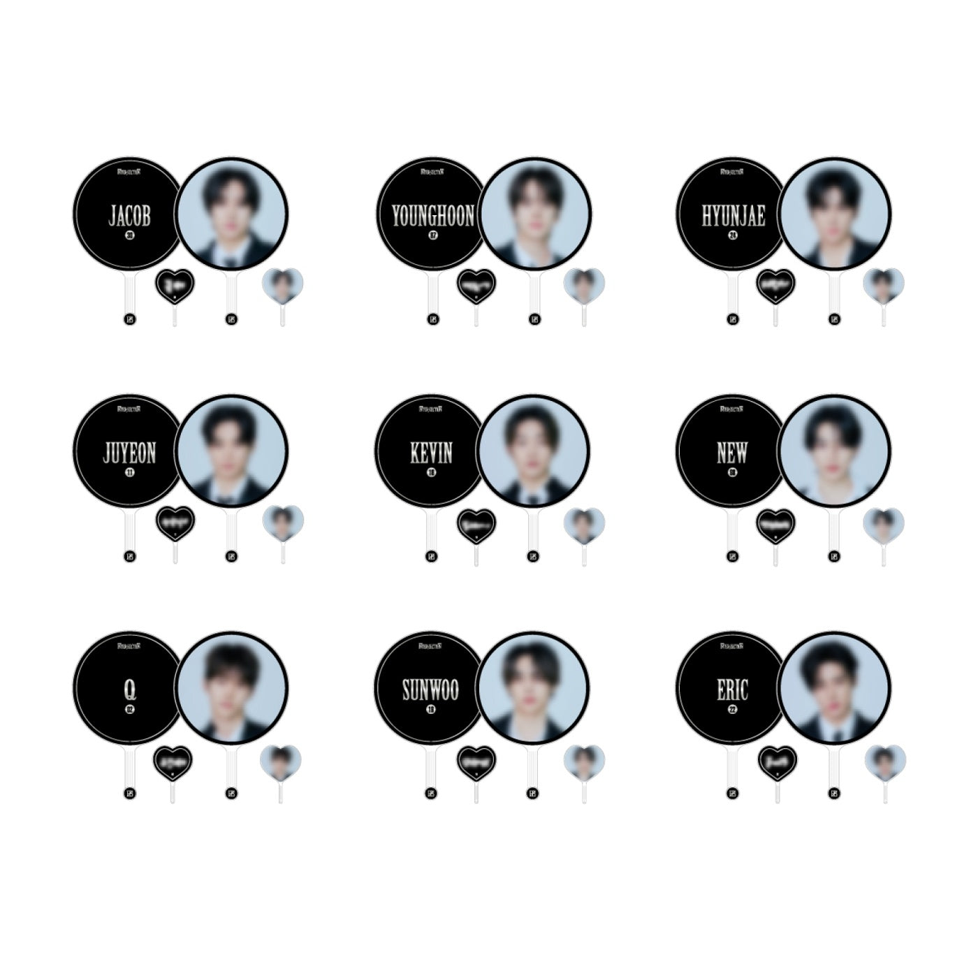 THE BOYZ - [INTER-ZECTION] (CONCERT OFFICIAL MD IMAGE PICKET SET