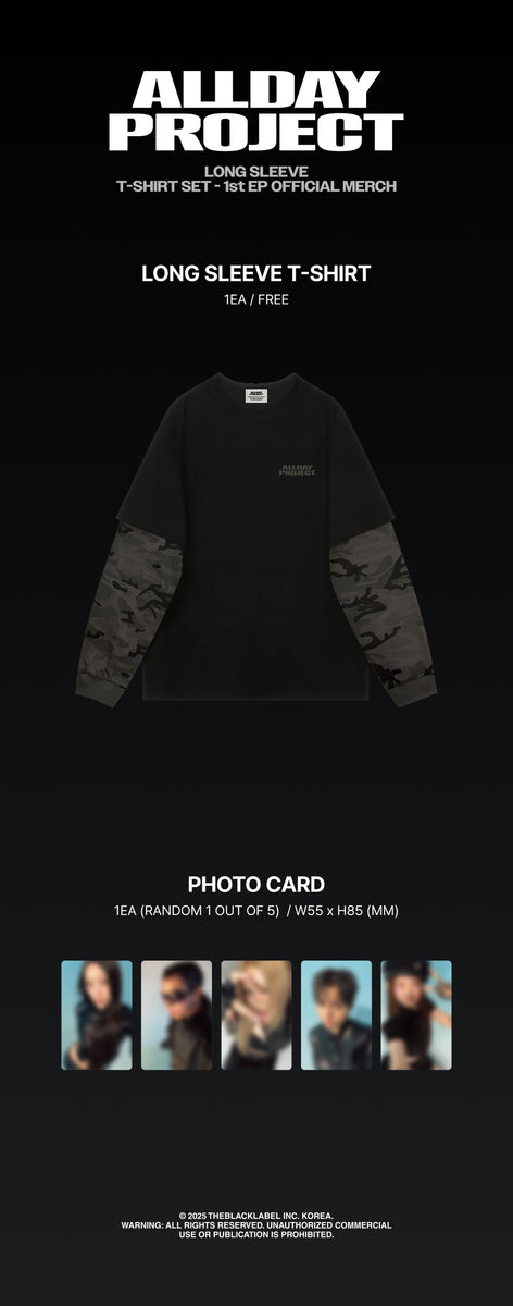 ALLDAY PROJECT - [ALL DAY PROJECT] (1st EP OFFICIAL MD LONG SLEEVE