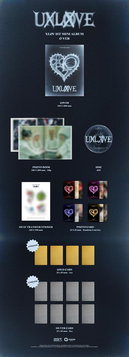 XLOV - [UXLXVE] 1st Mini Album O Version – kpopalbums.com