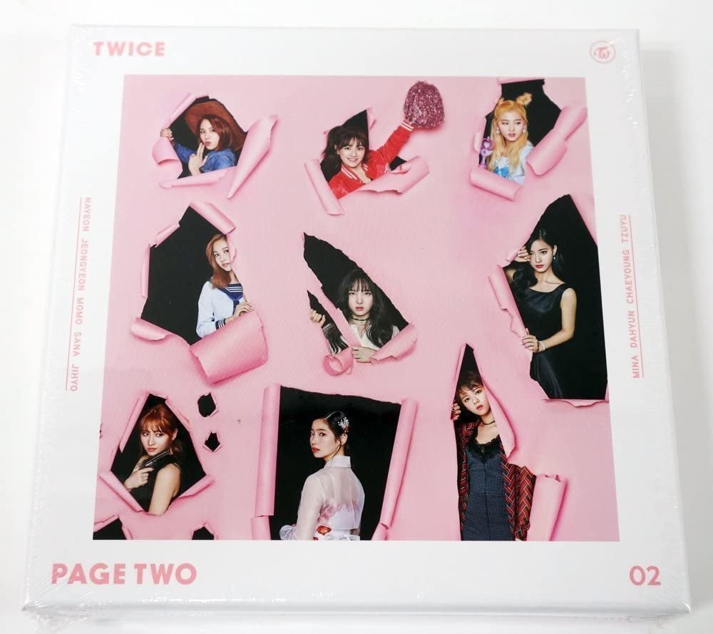TWICE PAGE TWO サイン入りアルバム 非売品（ピンク） TWICE PAGE TWO 02 アルバム - メルカリ