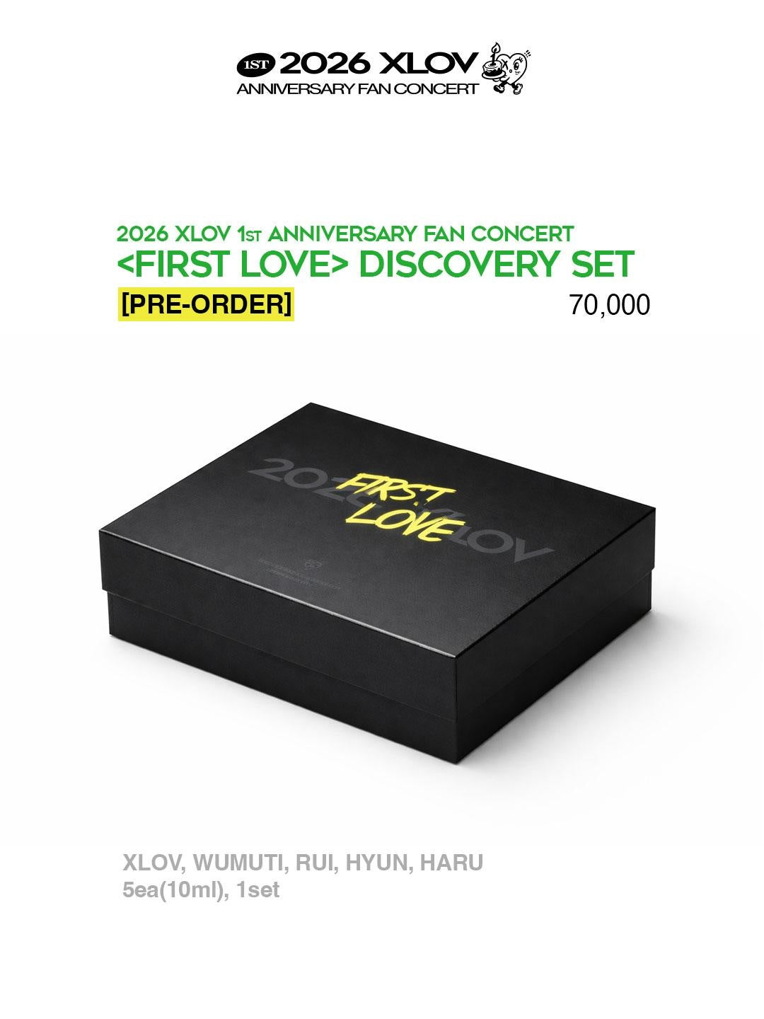 XLOV - [FIRST LOVE] (1st ANNIVERSARY FAN CONCERT MD DISCOVERY SET