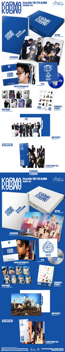STRAY KIDS - [KARMA] 4th Album HOORAY Version – kpopalbums.com