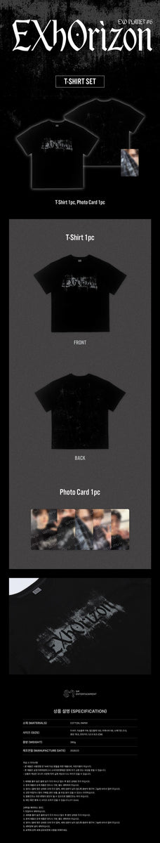 EXO - [EXO PLANET #6 - EXhOrizon] (OFFICIAL MD T-SHIRT SET
