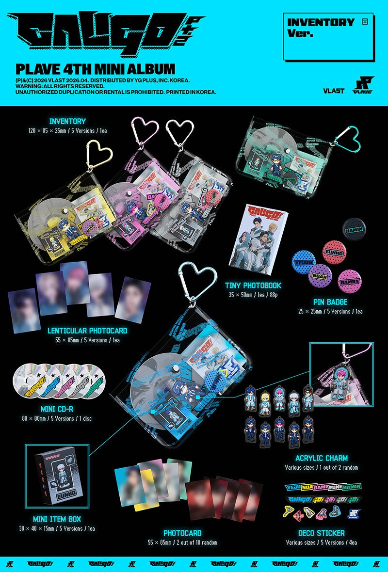 PLAVE - [CALIGO PT.2] 4th Mini Album INVENTORY RANDOM Version