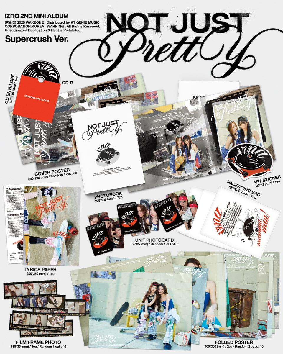 izna - [NOT JUST PRETTY] 2nd Mini Album SUPERCRUSH B Version