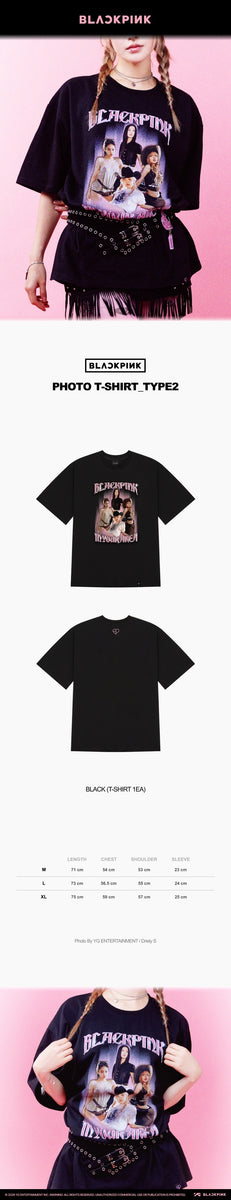 BLACKPINK - [JUMP POPUP] OFFICIAL MD PHOTO T-SHIRT TYPE2