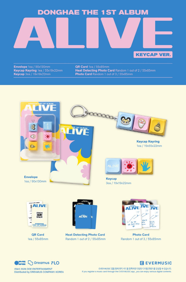 DONGHAE - [ALIVE] 1st Album KEYCAP Version – kpopalbums.com