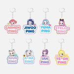 Hearts2Hearts - [Teenieping X Hearts2Hearts] OFFICIAL MD SURPRISE NAME KEY RING