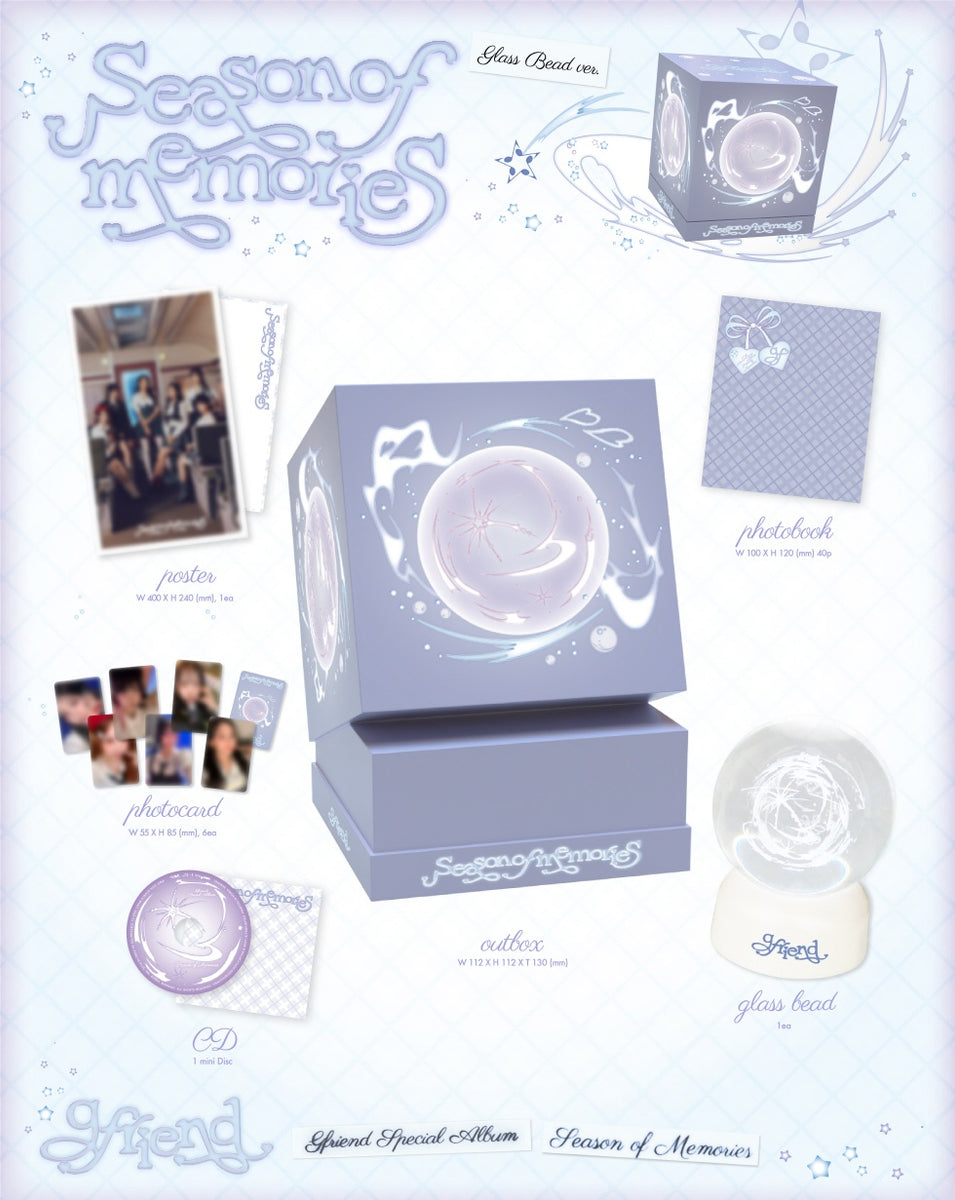 【新品未開封】GFRIEND『Season of Glass』 GFRIEND - [SEASON OF MEMORIES] SPECIAL Album GLASS BEAD Version