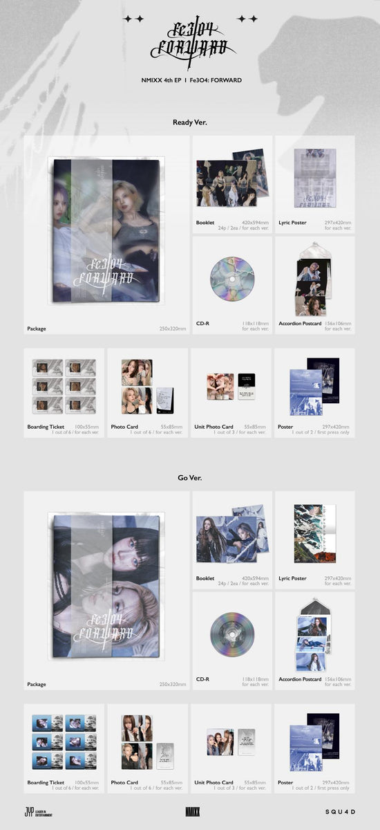 NMIXX - [FE3O4: FORWARD] 4th EP Album 2 Version SET – kpopalbums.com