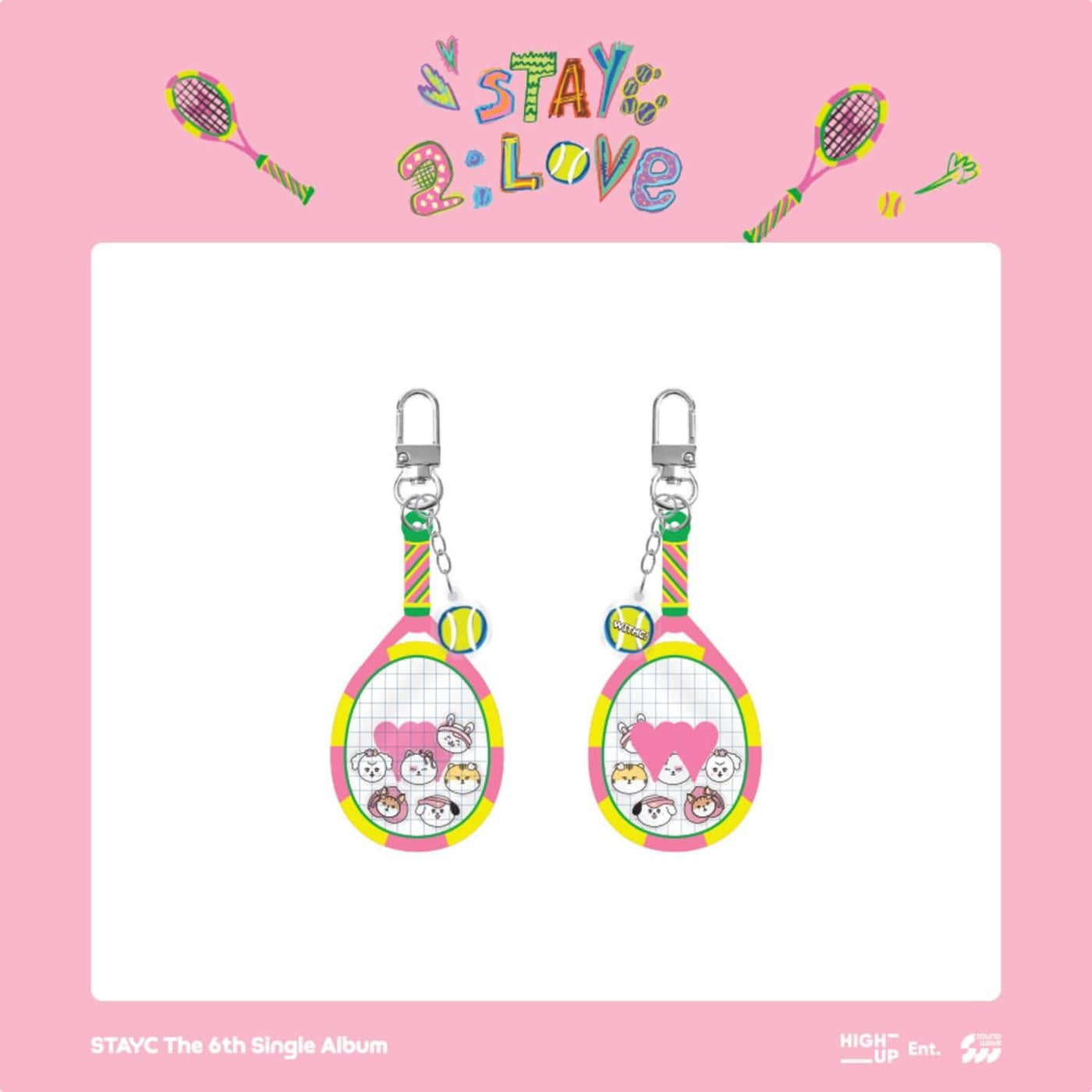 STAYC - [2:LOVE] (6th Single Album POP-UP CAFE MD ACRYLIC SHAKER