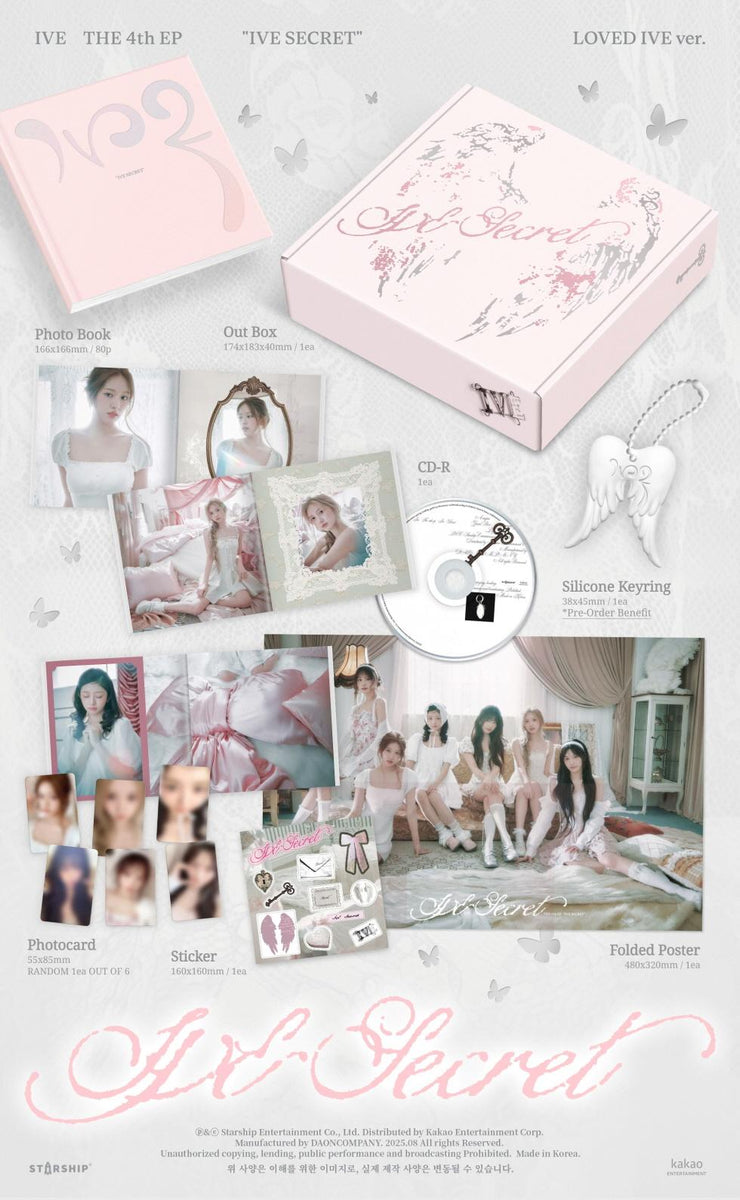 IVE - [IVE SECRET] 4th Mini Album LOVED IVE (Limited