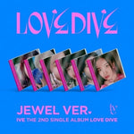 IVE - [LOVE DIVE] 2nd Single Album LIMITED Edition Jewel Case RANDOM Version