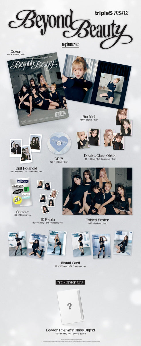 tripleS - [MSNZ 'BEYOND BEAUTY'] NEPTUNE Version – kpopalbums.com