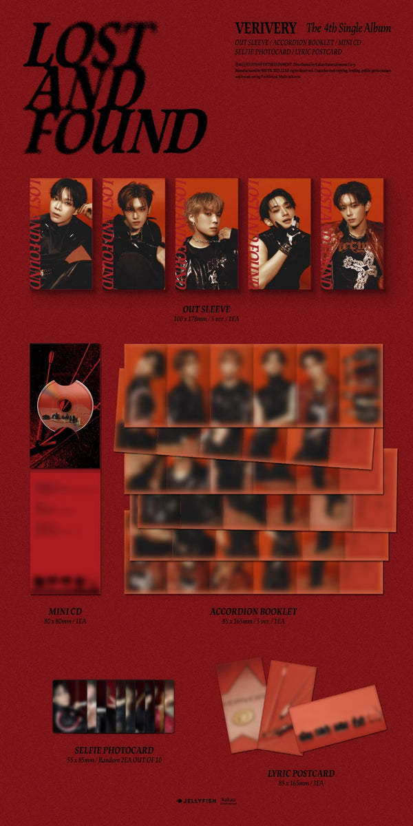 VERIVERY - [LOST AND FOUND] 4th Single Album LIGHT DONGHEON