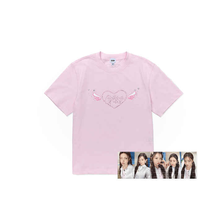 ILLIT トレカ BIG T-SHIRT セルカ glitterday ILLIT - [2025 GLITTER DAY IN SEOUL] (OFFICIAL MD Cubic Crop T