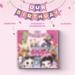 (PRE-ORDER) OURBIRTHDAY - [OUR BIRTHDAY] 1st Single Album COLORING BOOK Version