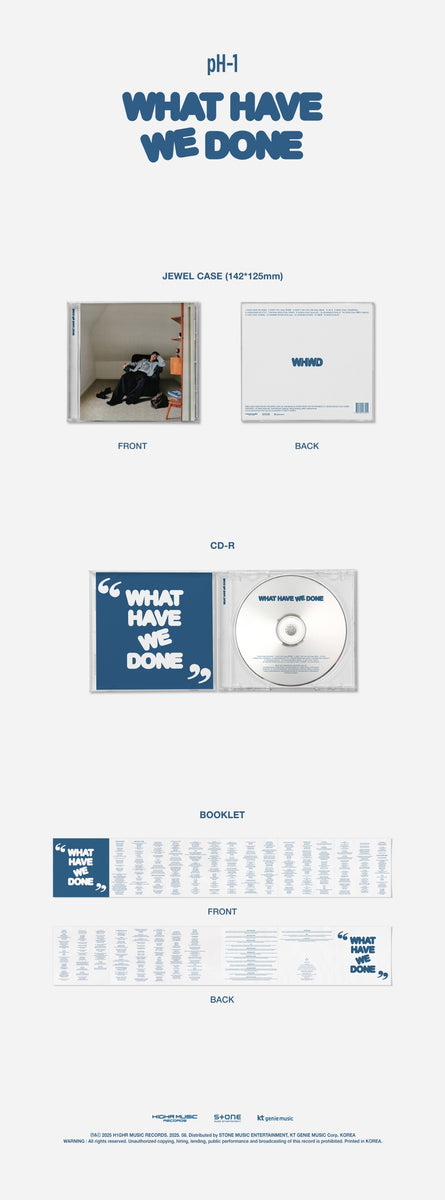 PH-1 - [WHAT HAVE WE DONE] 3rd Album – kpopalbums.com