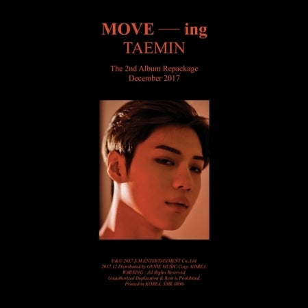 Shinee Taemin - [Move-ing] (2nd Repackage Album) – kpopalbums.com