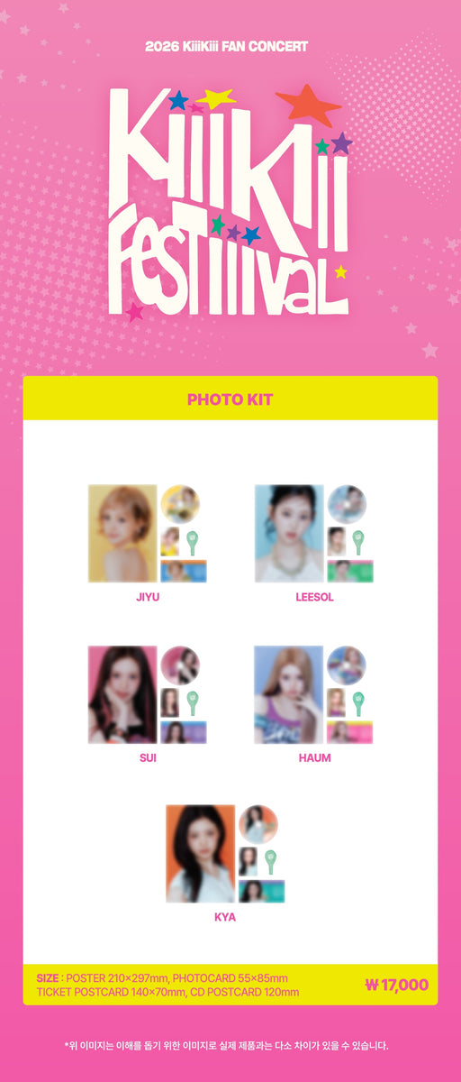 KiiiKiii - [KiiiKiii FESTiiiVAL] (2026 FAN CONCERT MD PHOTO KIT