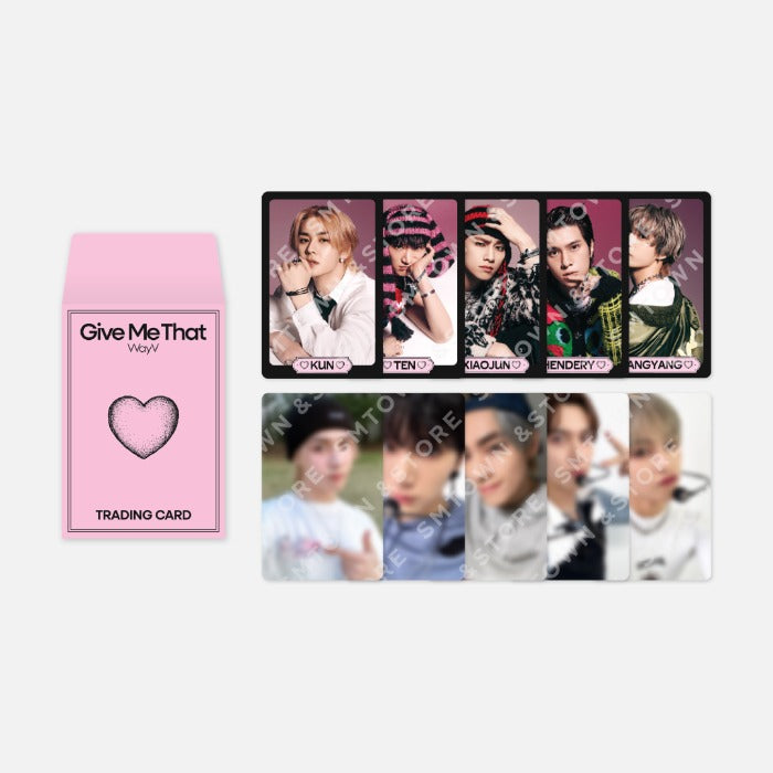 WayV - [GIVE ME THAT] OFFICIAL MD RANDOM TRADING CARD SET PINK