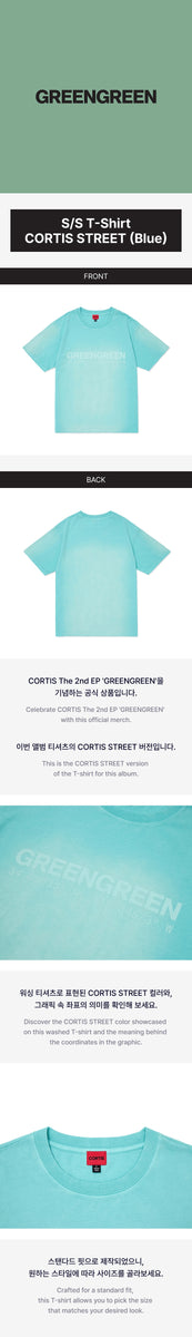CORTIS - [GREENGREEN] 2nd EP OFFICIAL MD S/S T-Shirt CORTIS STREET