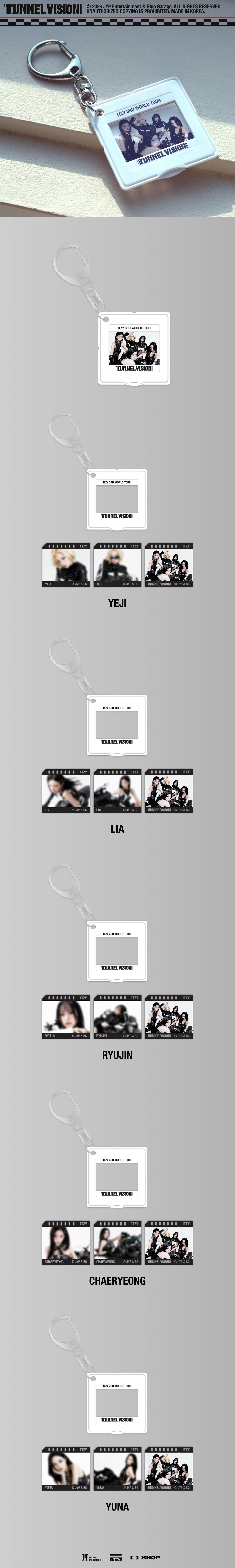 ITZY - [TUNNEL VISION] (3RD WORLD TOUR OFFICIAL MD PHOTO SLIDE