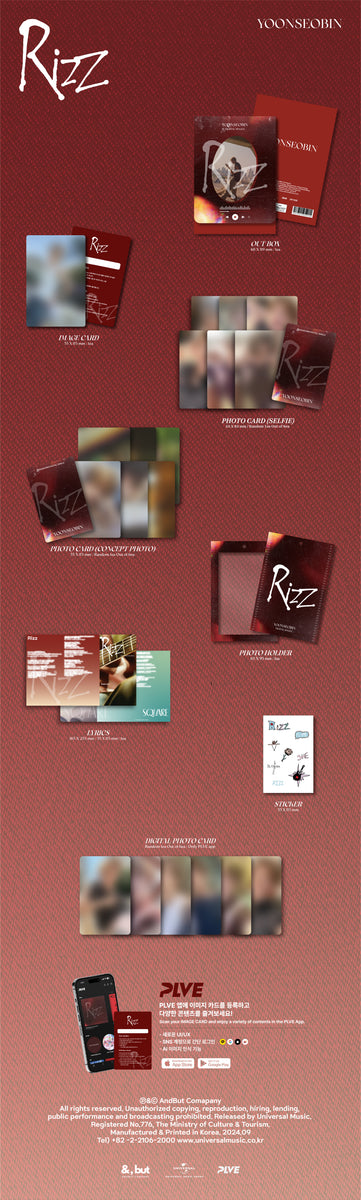 YOON SEOBIN - [RIZZ] Digital Single Album RIZZ Version – kpopalbums.com