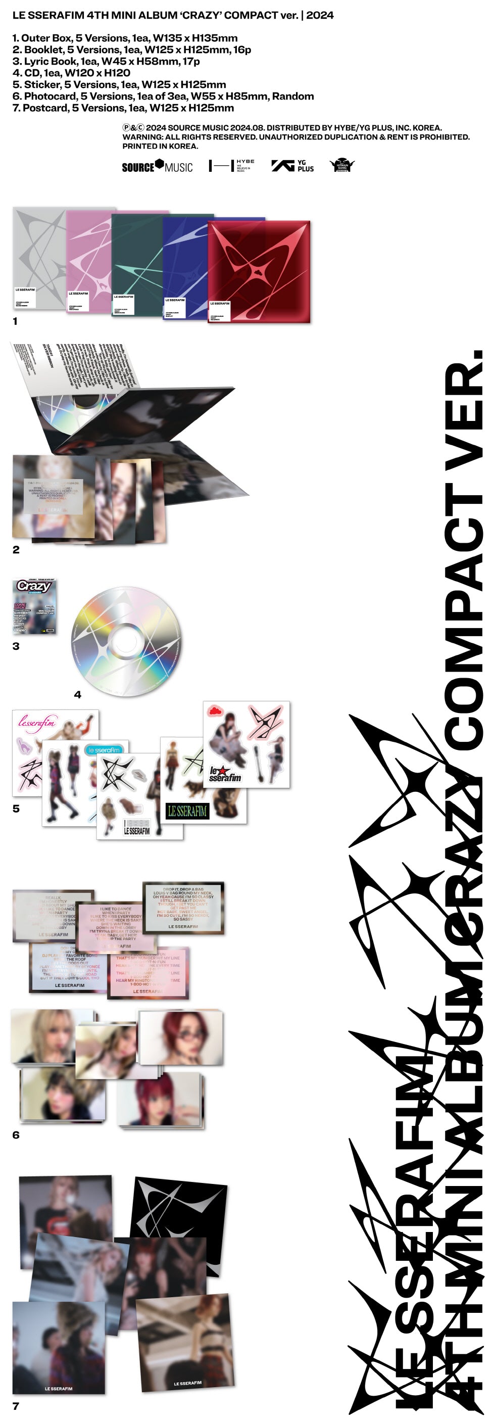 [Album specifications] - Total 5 types - Outbox: 1 type of each version / W135 - Photobook: 1 type of each version / W125 ...