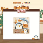(PRE-ORDER) DOH KYUNG SOO - [ZZirang-e & Charles X MoriBori Bakery] BAKING TIME POP-UP STORE MD ZZirang-e REMOVABLE STICKER SET