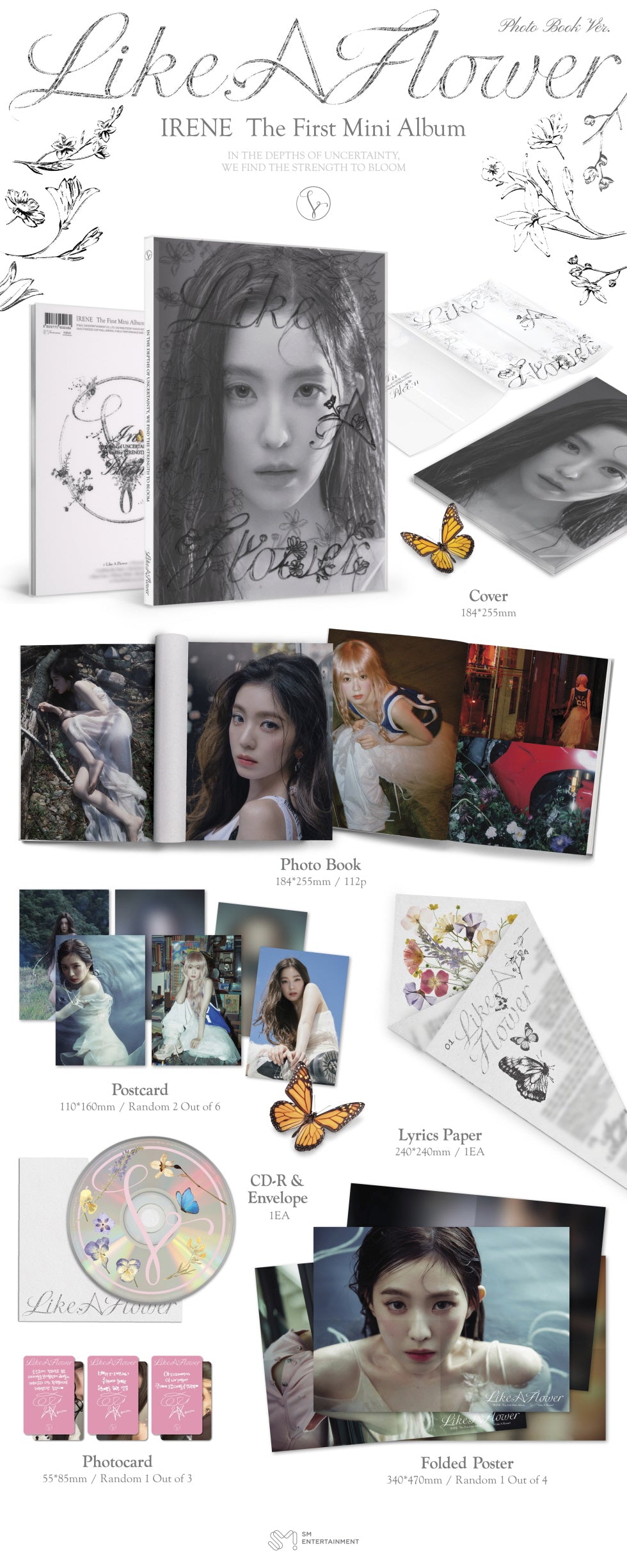 *Album specifications - Cover: 1 type - Photobook: 112p - CD-R: 1 type - Postcard: 2 randomly inserted out of 6 types - Ly...