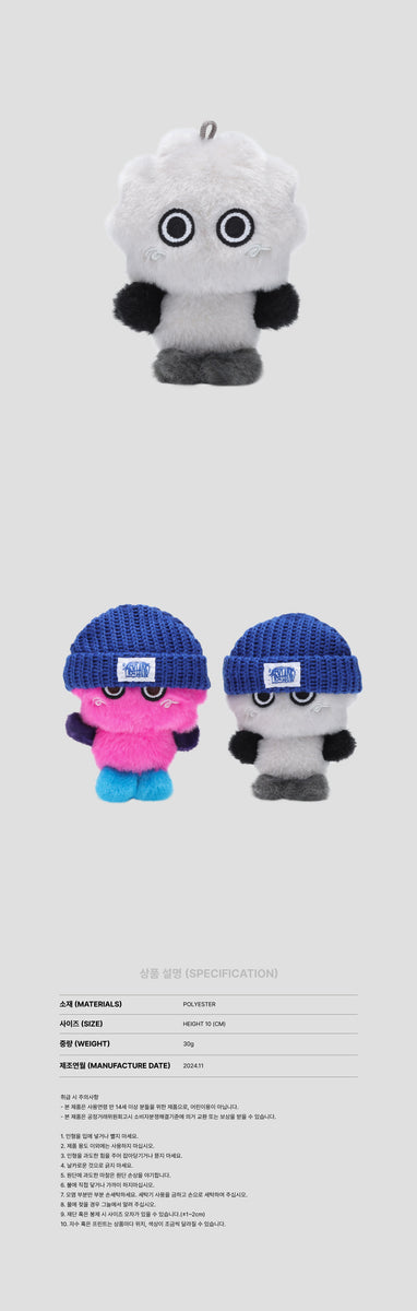 【SHINee・KEY】BUK-SILLeeブクシリ 10cmドール&キーリング SHINee KEY [2024 KEYLAND ON : AND ON #] BUK-SILLee 10cm Doll