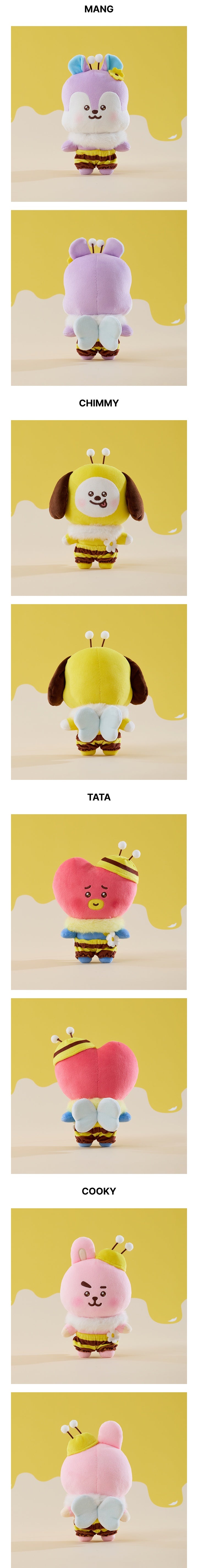BTS BEグッズ BTS - [BT21 Honey Bee] (OFFICIAL MD Medium Plush) – kpopalbums.com