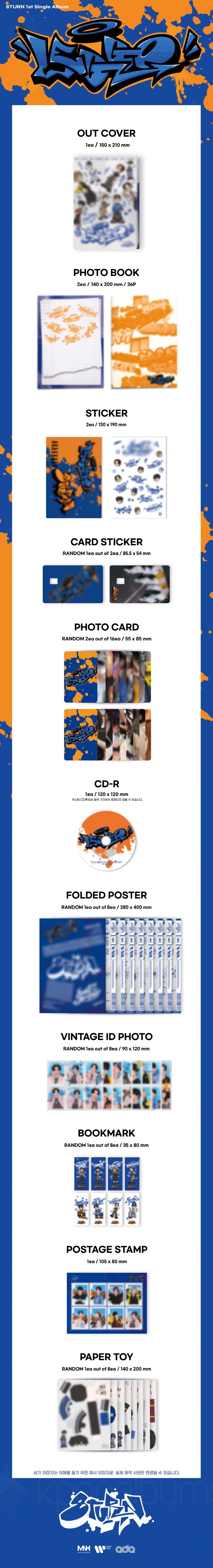 8TURN - [LEGGO] 1st Single Album – kpopalbums.com
