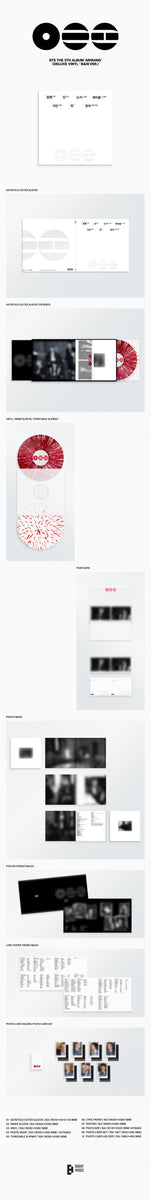 BTS - [ARIRANG] 5th Album DELUXE VINYL B&W Version – kpopalbums.com