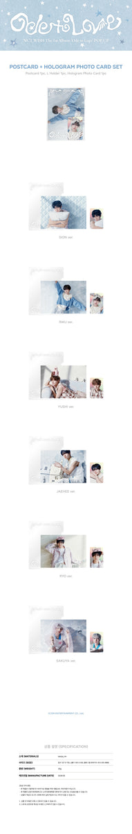 NCT WISH - [Ode to Love] (1st Album POP UP MD POSTCARD + HOLOGRAM