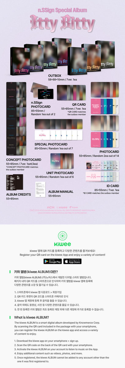 n.SSign - [ITTY BITTY] Special Album INDIVISUAL RANDOM Version