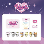 (PRE-ORDER) Kep1er - [Kep1e] 2025 CHARATER POPUP MD TIN CASE STICKER SET