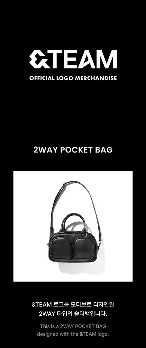 &TEAM - [2025 OFFICIAL LOGO MD] 2WAY POCKET BAG – kpopalbums.com